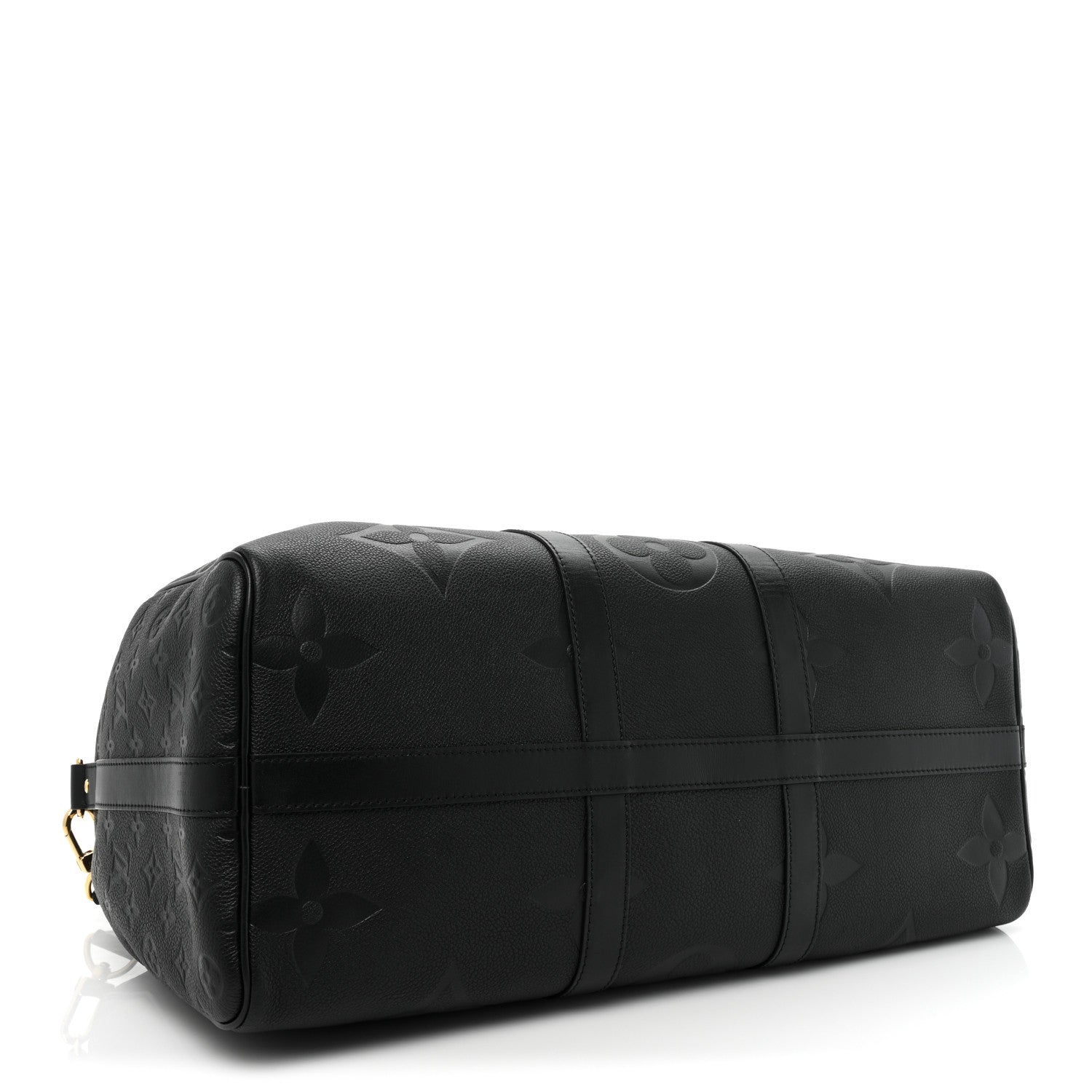 Louis Vuitton Empreinte Monogram Giant Keepall Bandouliere 45 Black 4 of 9