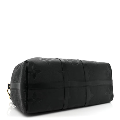 Louis Vuitton Empreinte Monogram Giant Keepall Bandouliere 45 Black 4 of 9