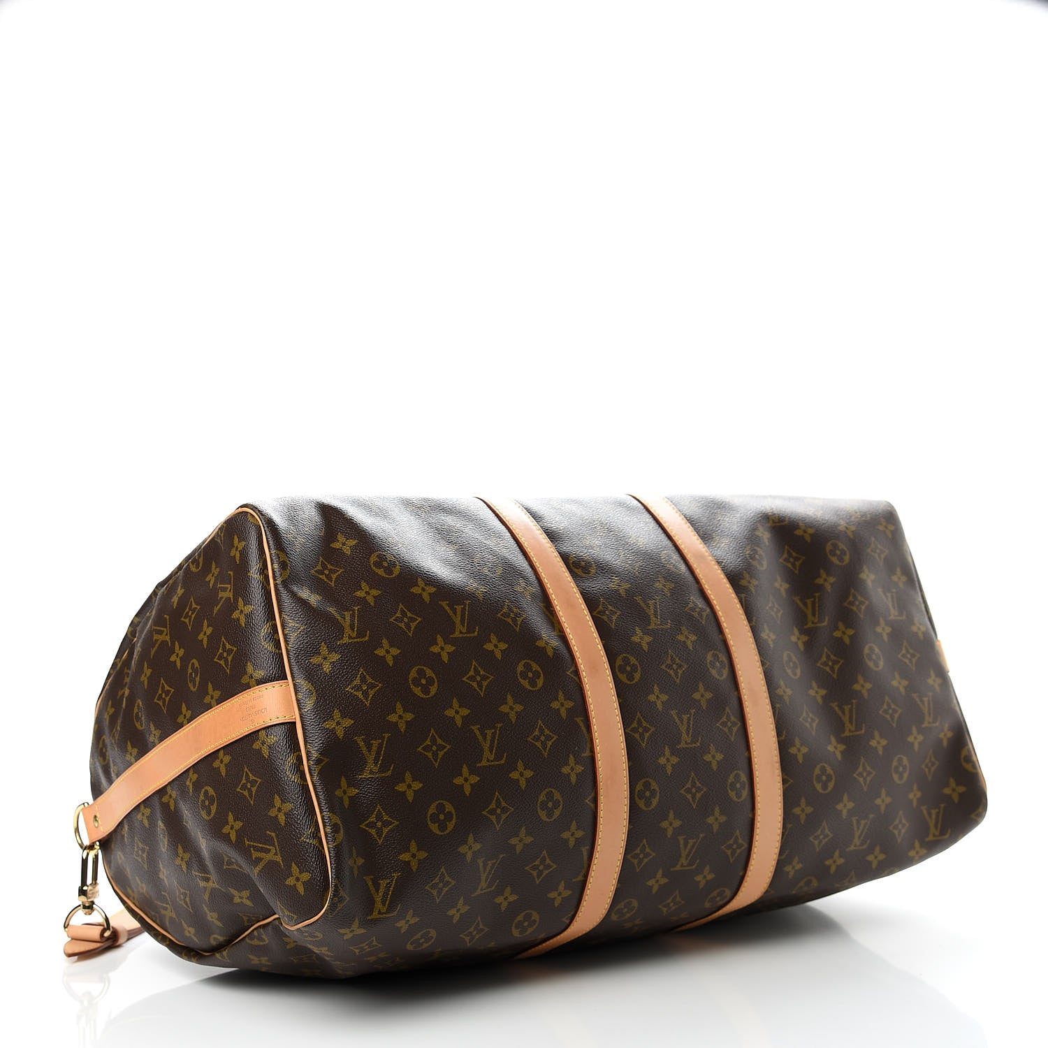 Louis Vuitton Monogram Keepall Bandouliere 55 5 of 13