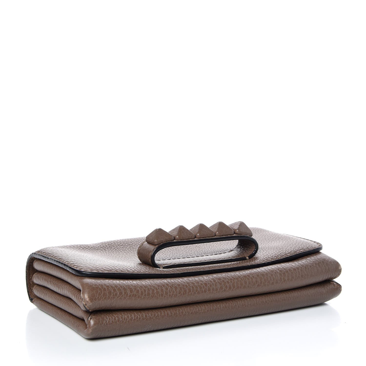 Valentino Garavani Pebbled Calfskin Va Va Voom Shoulder Bag Brown 4 of 9
