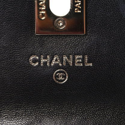 Chanel Lambskin Quilted Trendy CC Card Holder On Chain Black 6 of 11