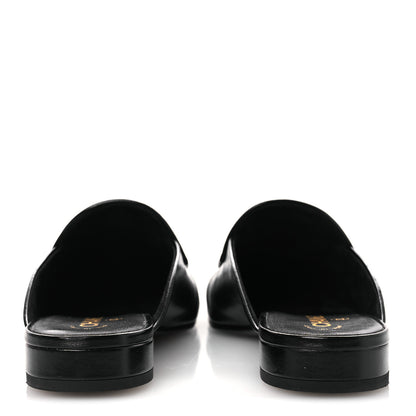 Chanel Shiny Calfskin Crystal CC Mules 41 Black 6 of 12
