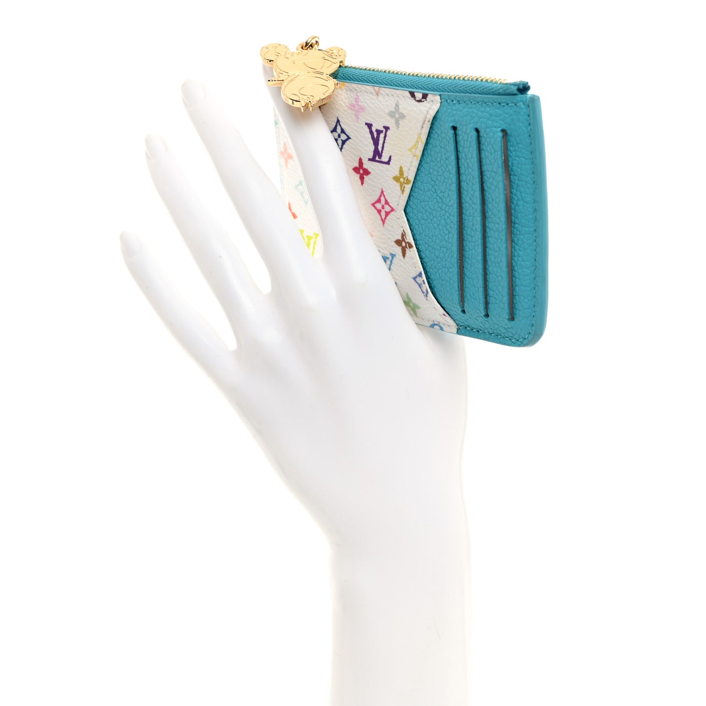 LV X TM Monogram Romy Card Holder Kabira Blue