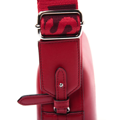 Stella McCartney Eco Alter Nappa Perforated Logo Mini Bag Red Amore 12 of 13