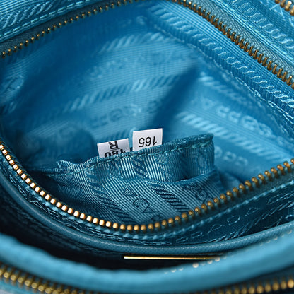 Prada Tessuto Nylon Saffiano Crossbody Bag Turchese 8 of 11