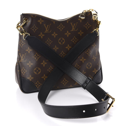 Louis Vuitton Monogram Odeon PM Black 3 of 10