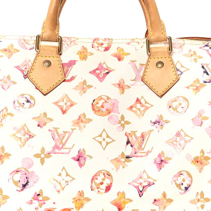 Louis Vuitton Watercolor Aquarelle Speedy 35 White 7 of 9