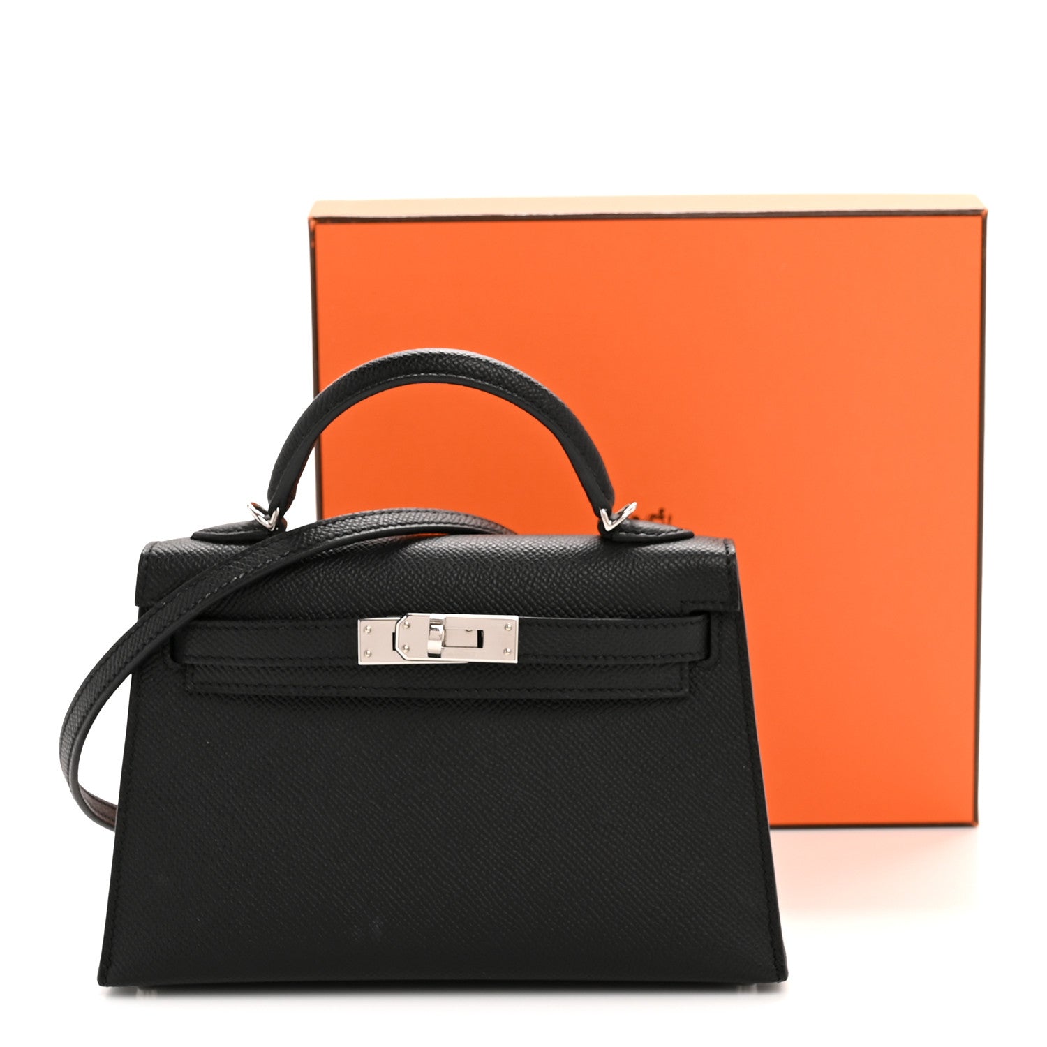 Hermes Epsom Mini Kelly Sellier 20 Black 13 of 13