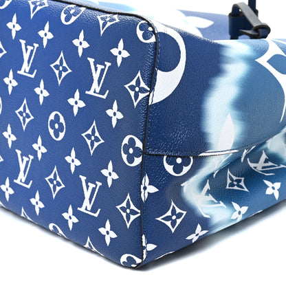 Louis Vuitton Monogram Escale Neonoe MM Blue 10 of 14