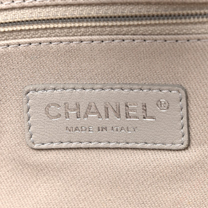 Chanel Glazed Calfskin Medium Deauville Tote Black 6 of 13