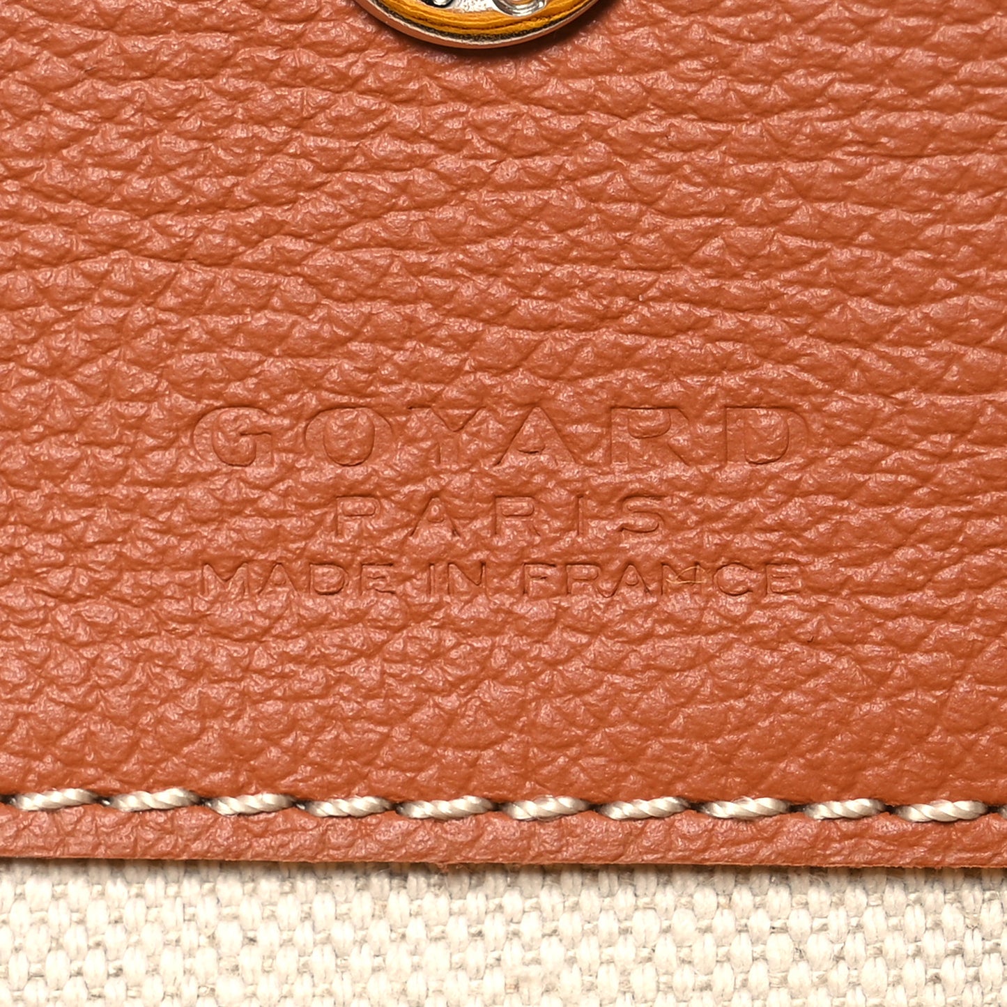 Goyardine Pouch Black Gold