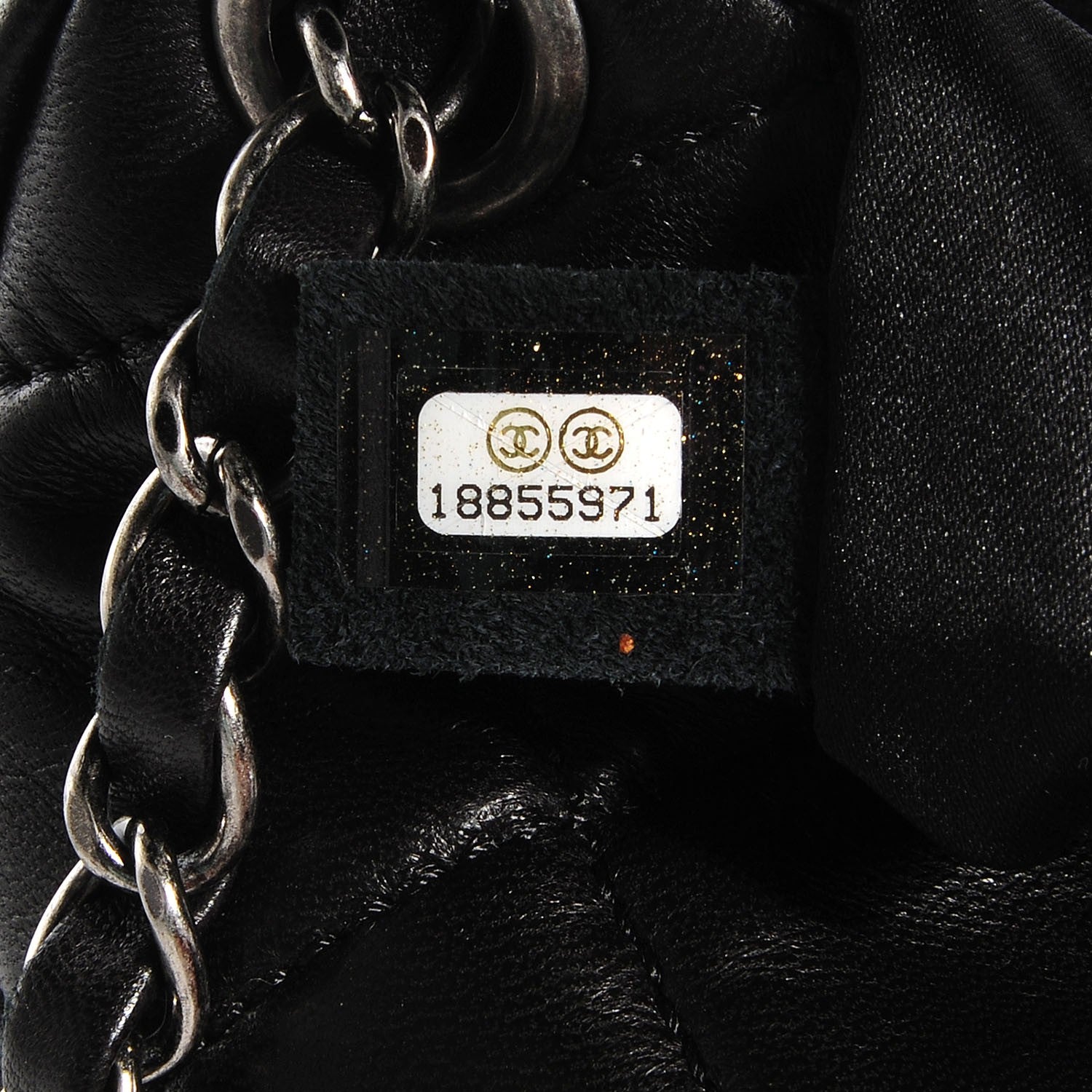 Chanel Lambskin Quilted Medium 3 Accordion Flap Black 8 of 9