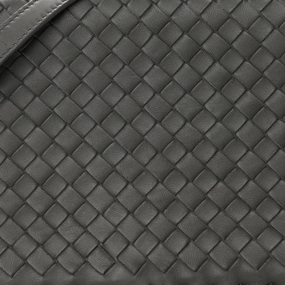 Bottega Veneta Nappa Intrecciato Dahlia Clutch Crossbody Light Grey 7 of 9