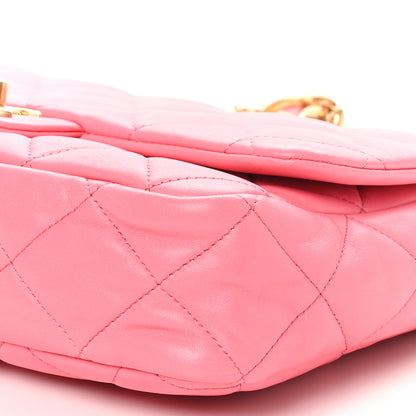 Chanel Lambskin Quilted Large CC Funky Town Flap Pink 10 of 10