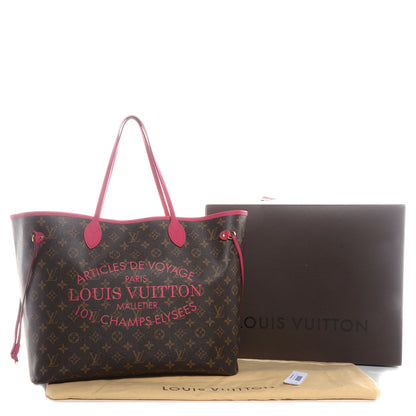 Louis Vuitton Monogram Articles de Voyage Ikat Neverfull GM Rose Indien 4 of 8