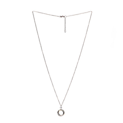 Cartier 18K Pink Yellow White Gold Diamond Trinity Pendant Necklace 3 of 7