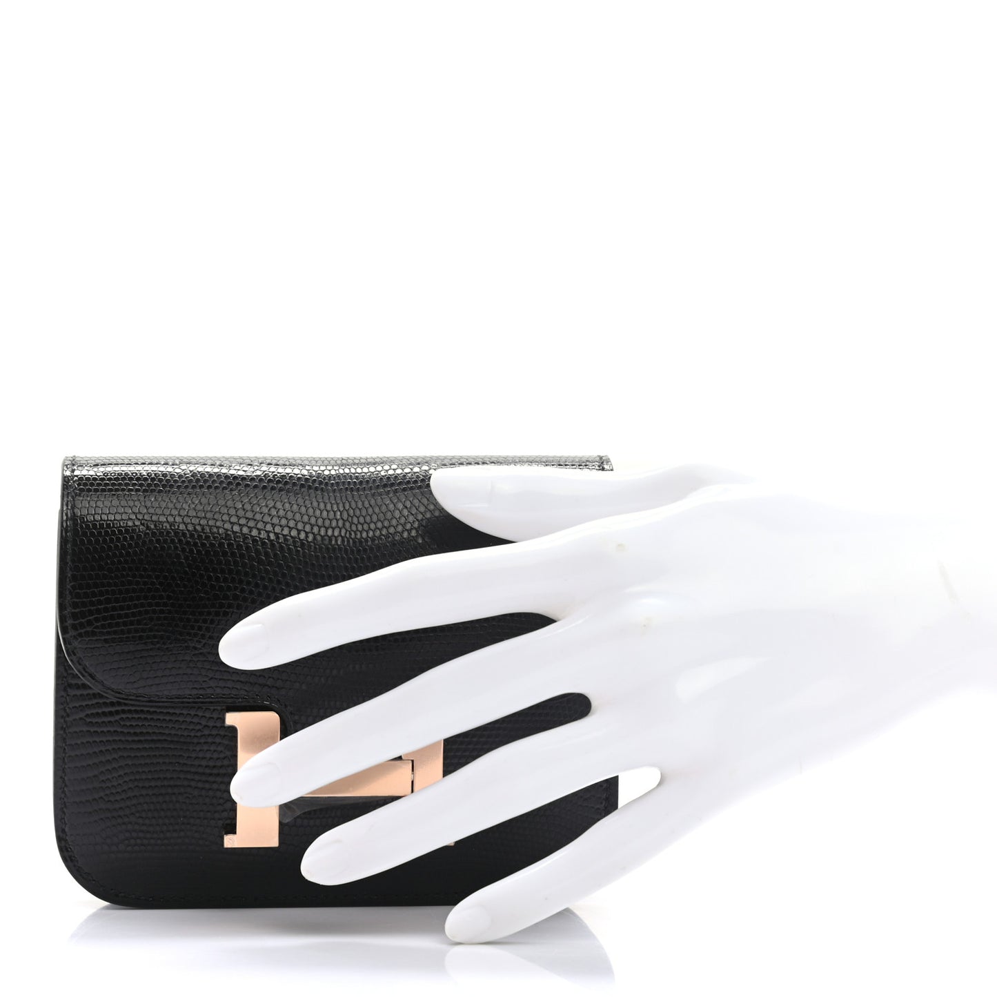 Lizard Constance Slim Wallet Black