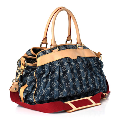 Louis Vuitton Denim Raye Cabas GM 3 of 8