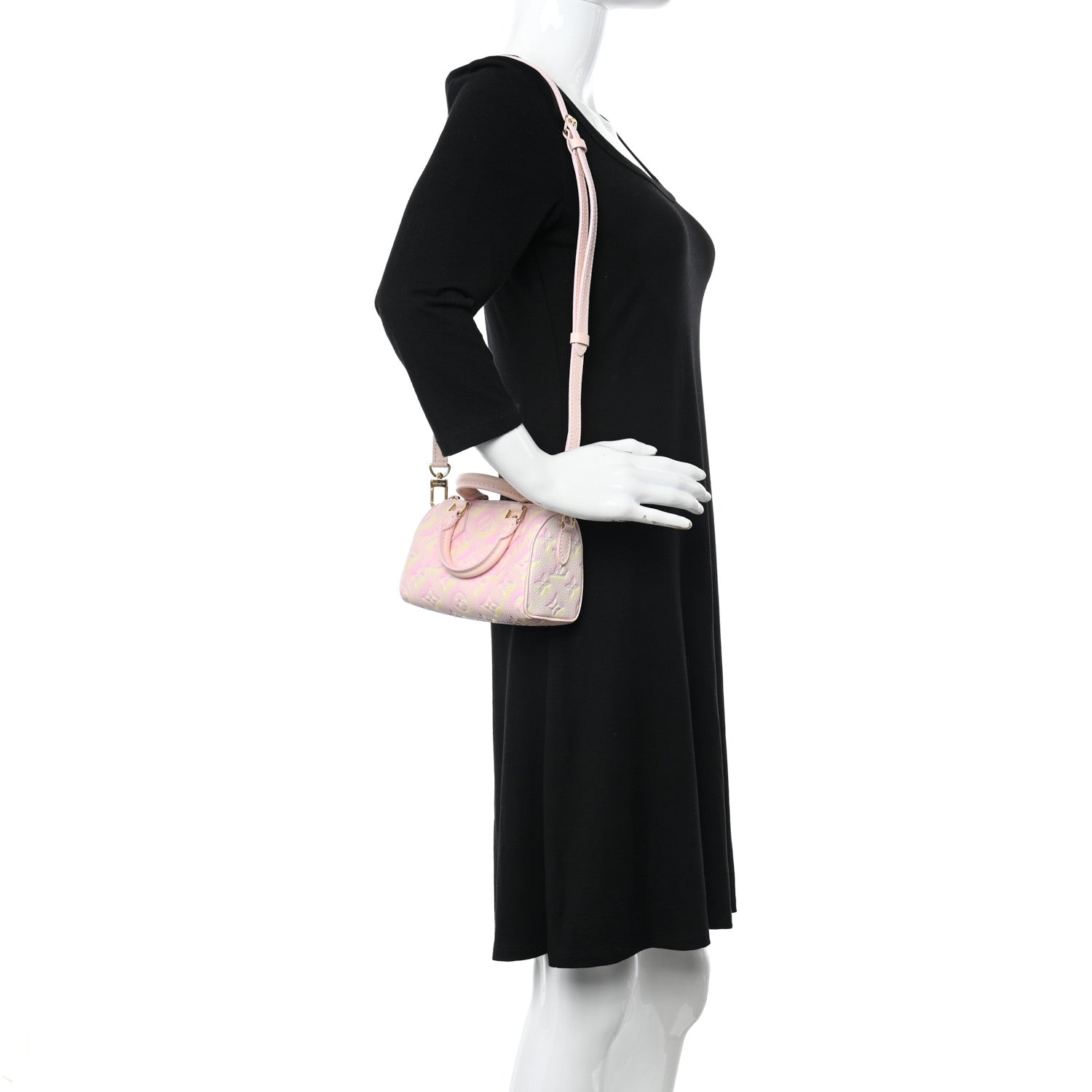 Louis Vuitton Empreinte Monogram Summer Stardust Nano Speedy Pink 2 of 10