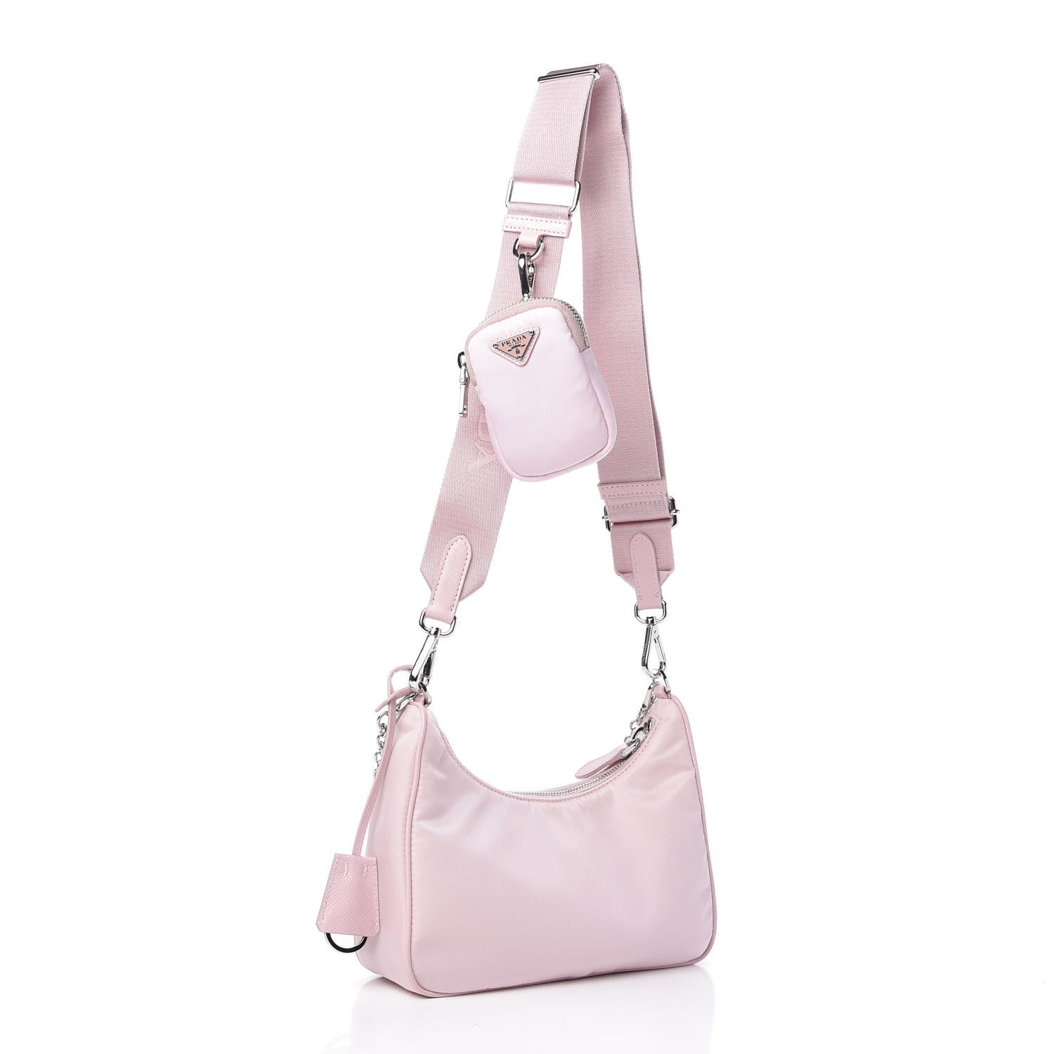 Prada Nylon Re-Edition 2005 Shoulder Bag Alabastro 3 of 11