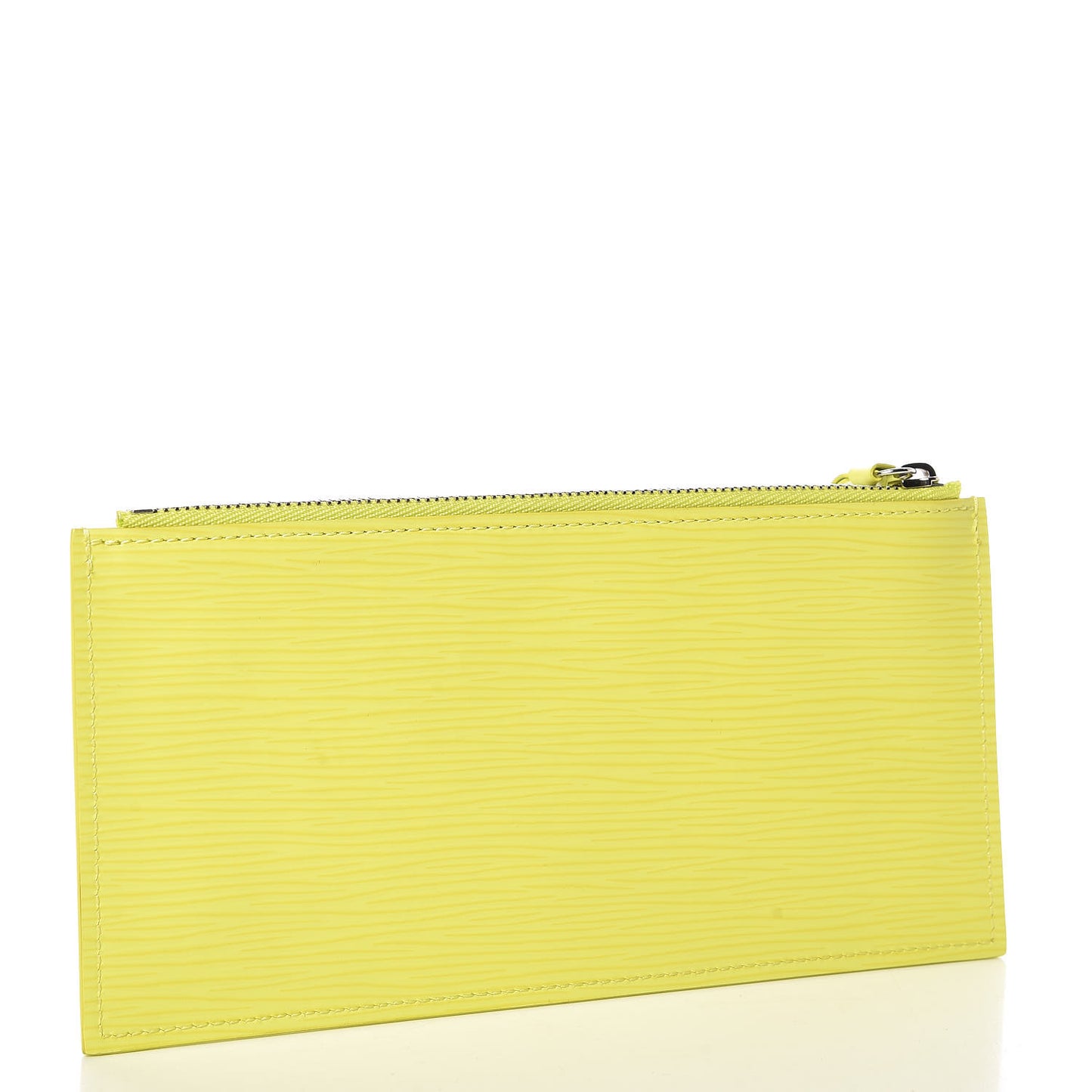 Epi Felicie Chain Wallet Zippered Insert Pistache