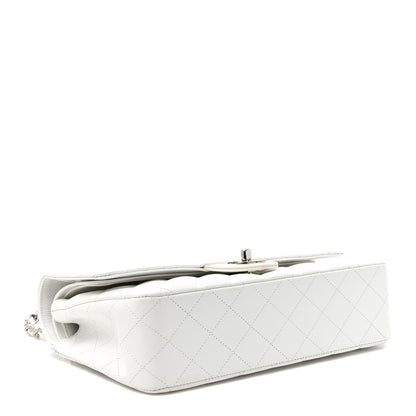 Chanel Caviar Quilted Medium Double Flap White 4 of 13