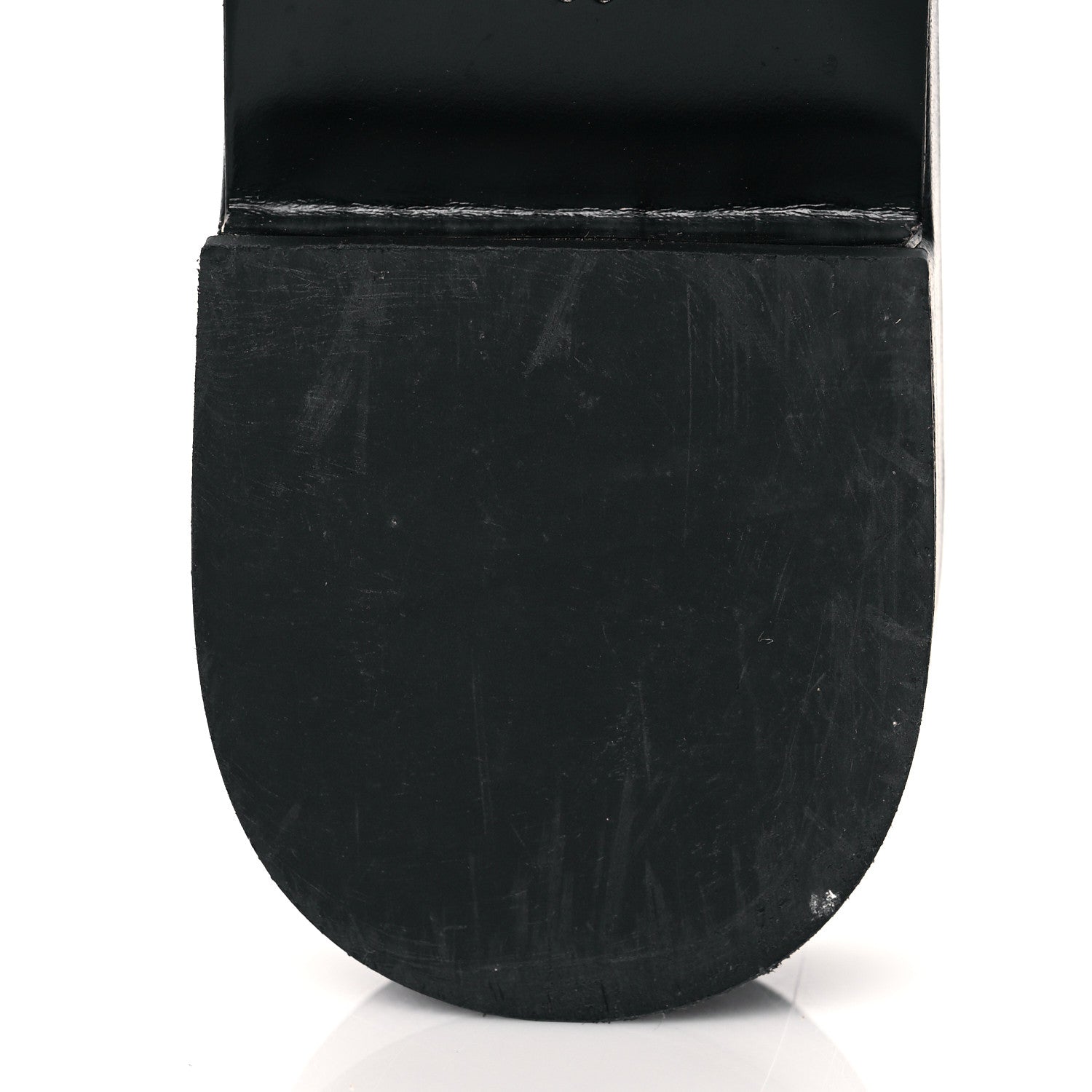 Chanel Lambskin Embroidered CC Mule Sandal 39 Black White 13 of 14