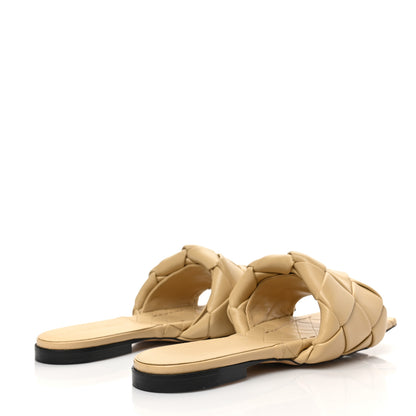 Bottega Veneta Nappa Maxi Intrecciato Lido Flat Sandals 39 Cane Sugar 4 of 7