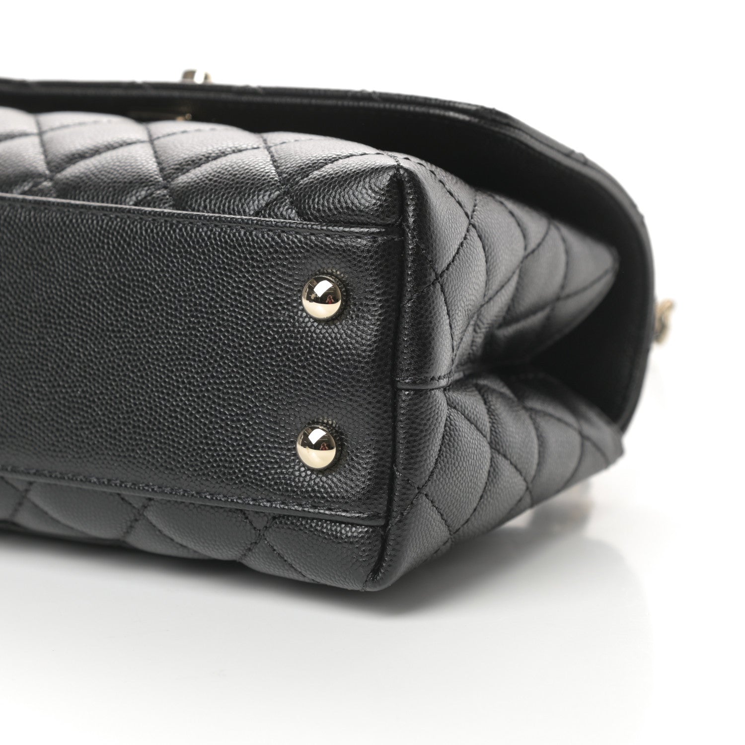 Chanel Caviar Quilted Mini Coco Handle Flap Black 10 of 11