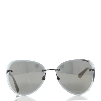 Chanel Mirrored Pilot Sunglasses 4239 Silver 2 of 10