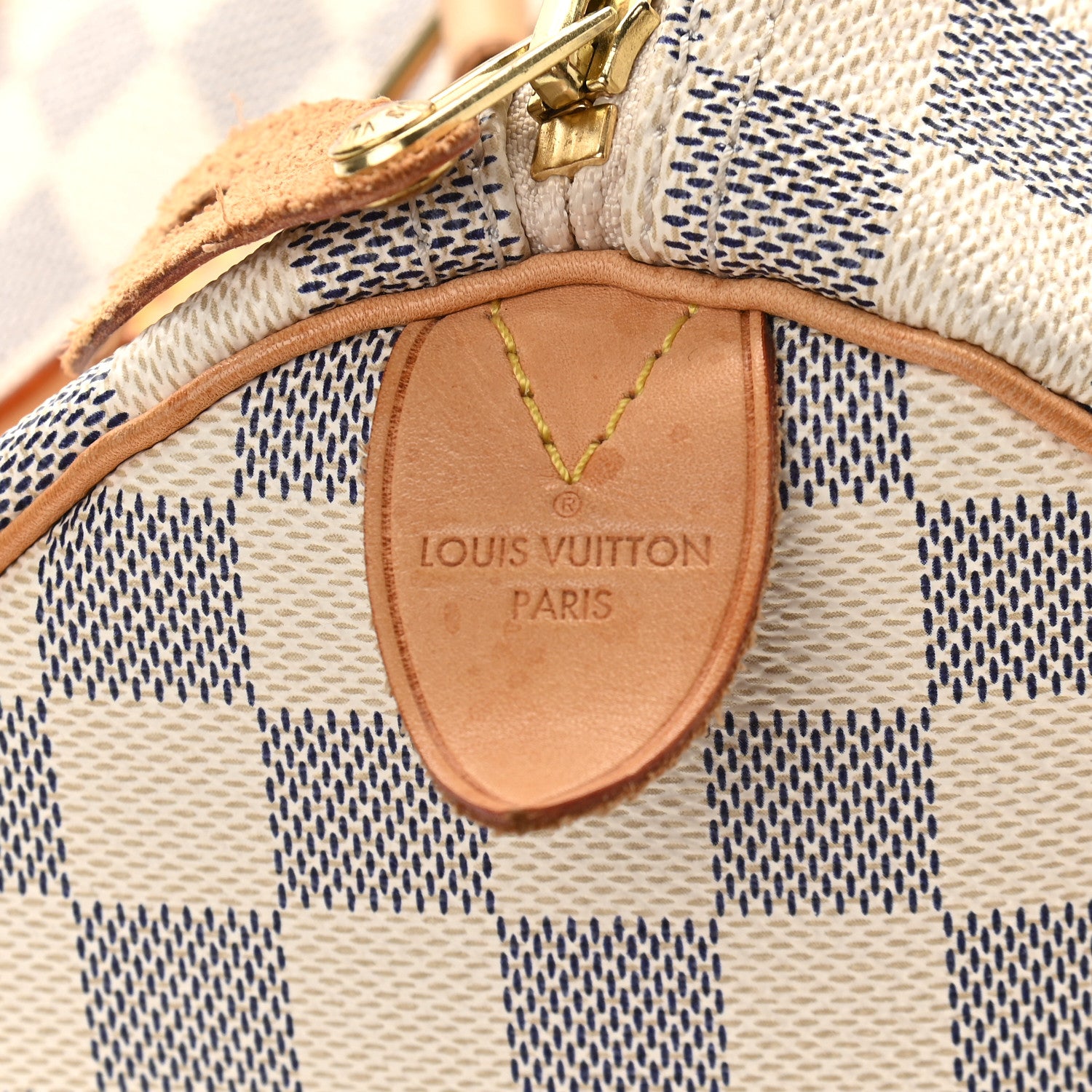 Louis Vuitton Damier Azur Speedy 30 6 of 9