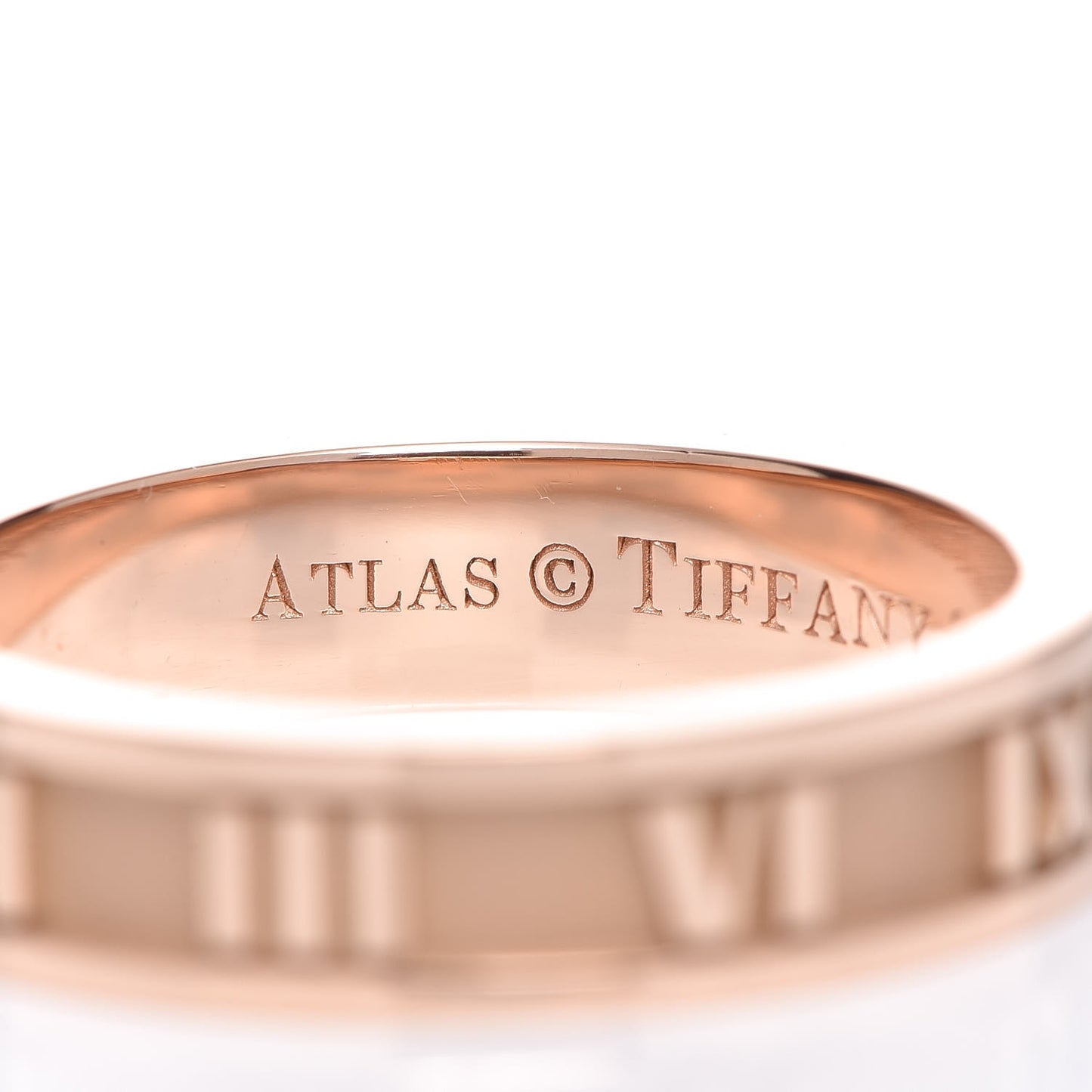 18K Rose Gold Atlas Ring 50 5.5