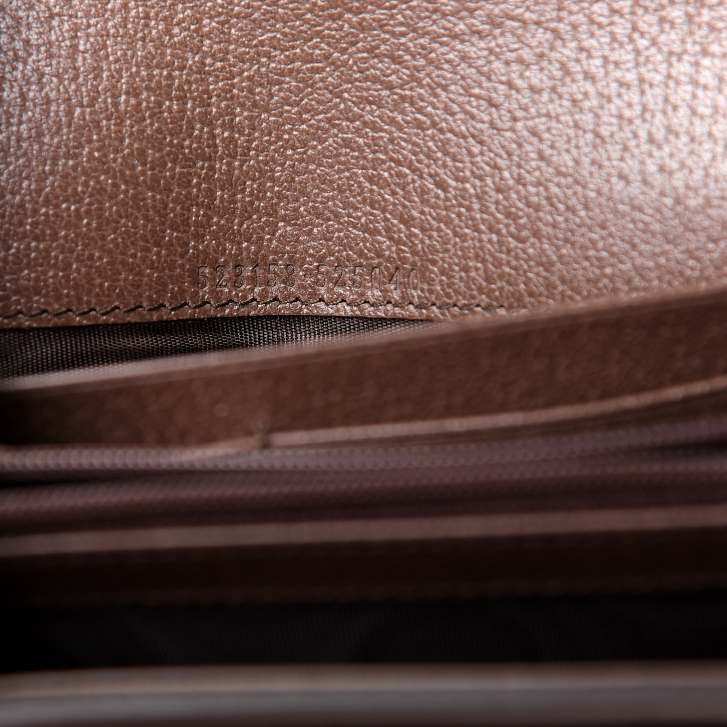 GG Supreme Monogram Web Ophidia Continental Wallet Brown