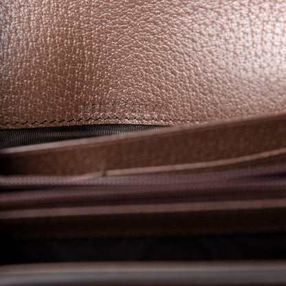 Gucci GG Supreme Monogram Web Ophidia Continental Wallet Brown 7 of 7