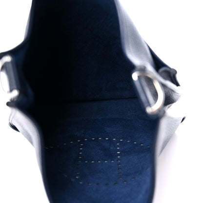 Hermes Taurillon Clemence Evelyne III GM Bleu Nuit 5 of 11
