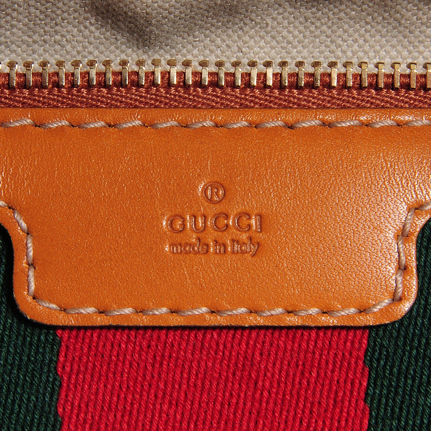Gucci Monogram Vintage Web Medium Boston Tobacco 6 of 8
