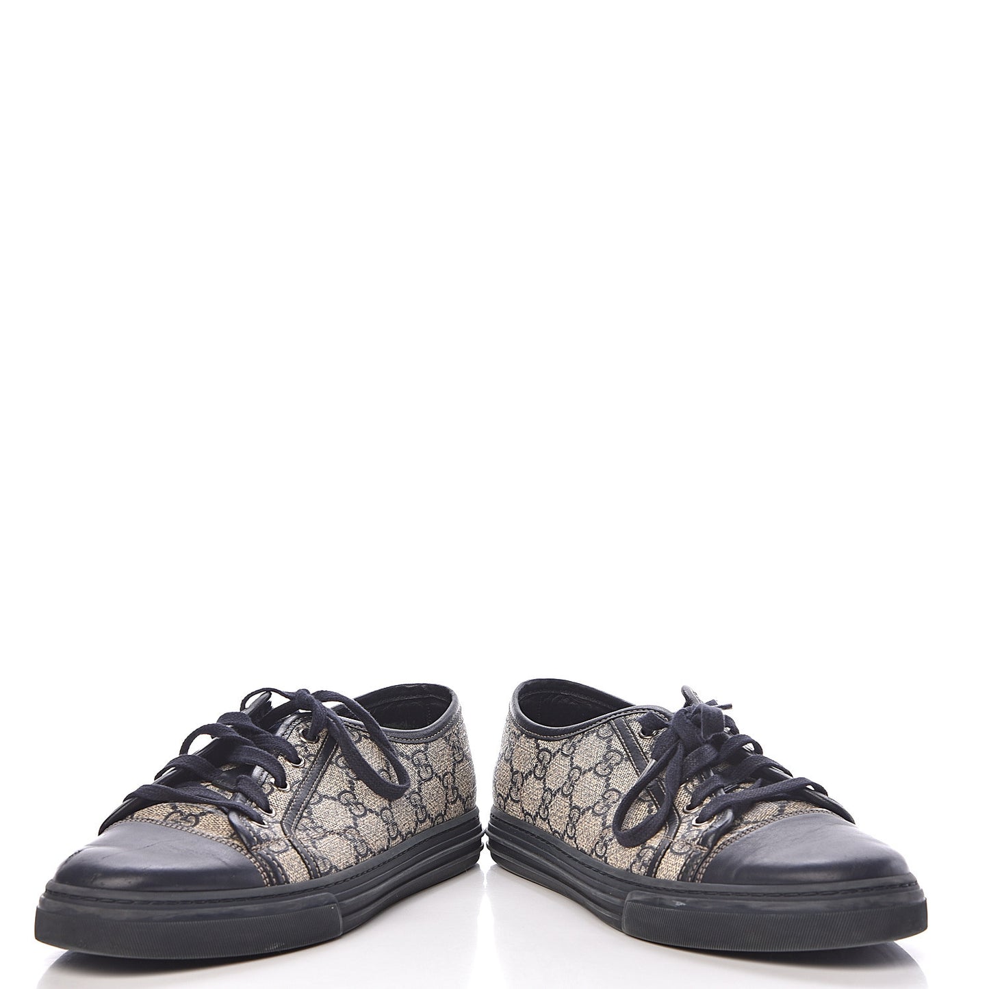 GG Supreme Monogram Mens Sneakers 6.5 Navy