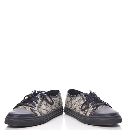 Gucci GG Supreme Monogram Mens Sneakers 6.5 Navy 14 of 14