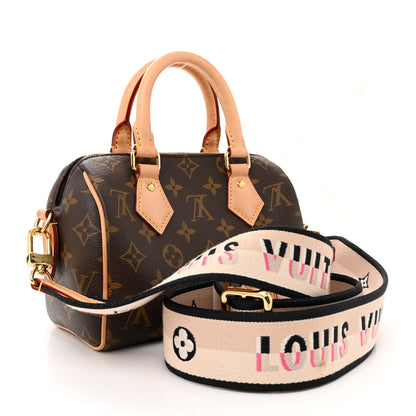 Louis Vuitton Monogram Speedy Bandouliere 20 Black 3 of 11