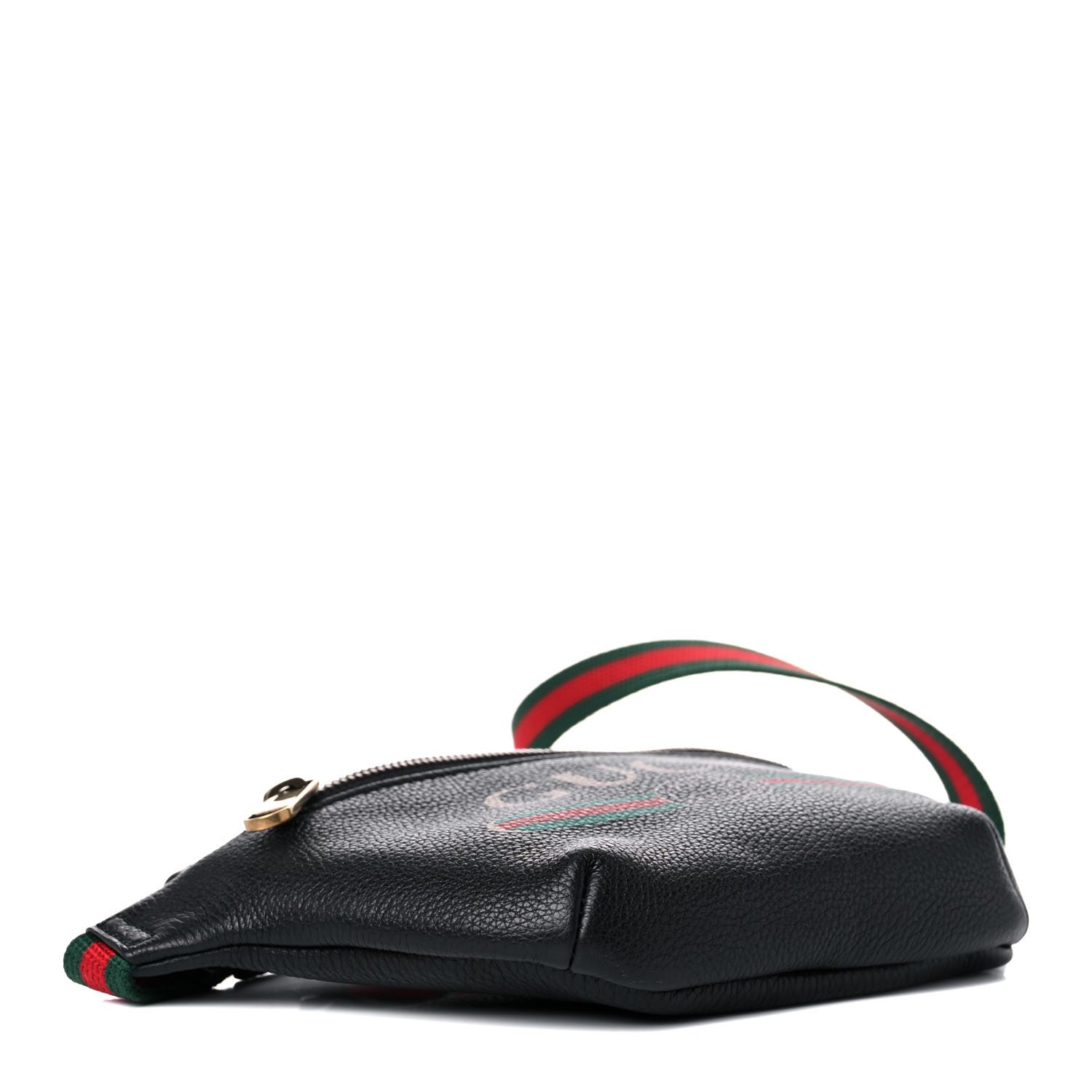 Gucci Grained Calfskin Small Logo Belt Bag Black 4 of 10