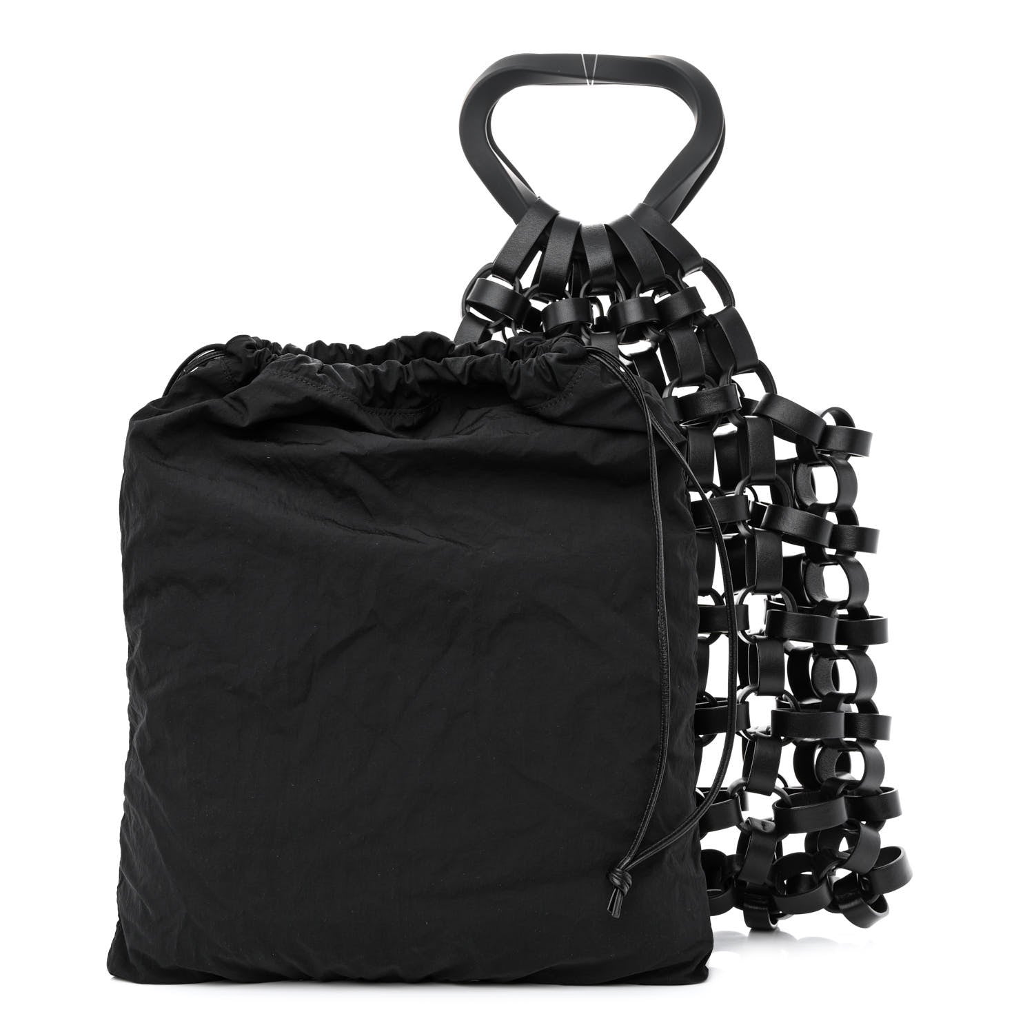 Bottega Veneta Lambskin Grasp Top Handle Tote Black 3 of 15