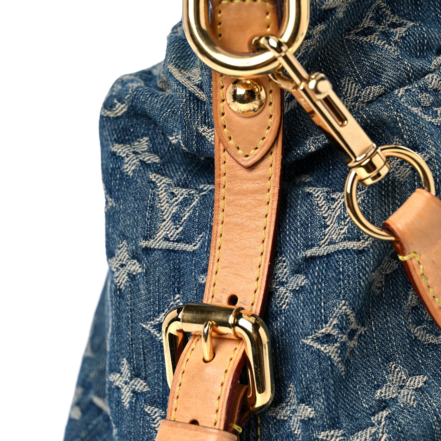 Louis Vuitton Denim Neo Cabby MM Blue 21 of 24