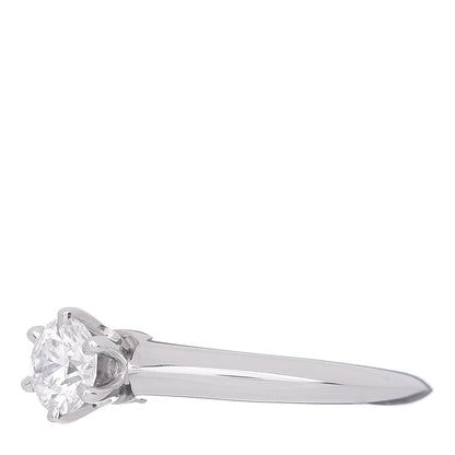 Tiffany Platinum Diamond .41ct Solitaire Engagement Ring 48 4.5 3 of 6