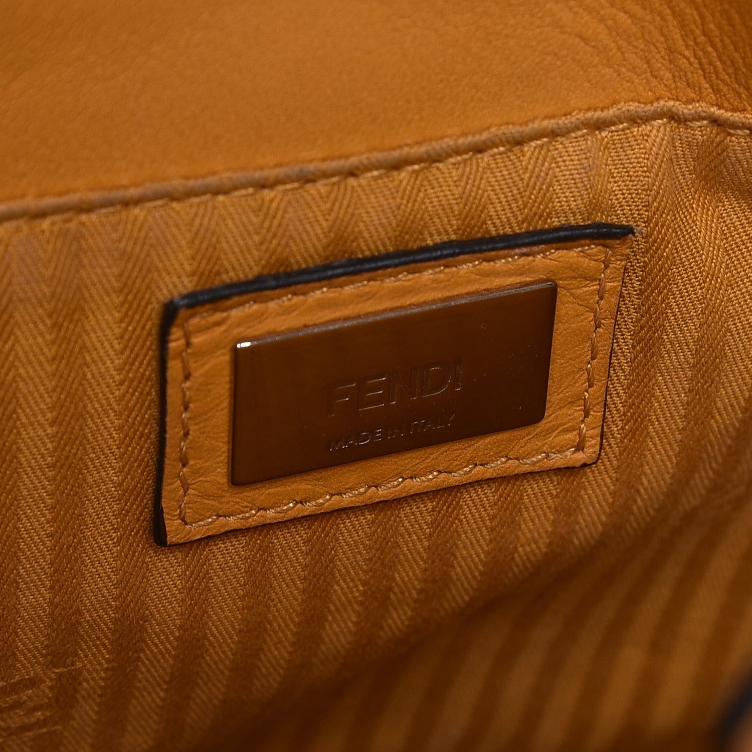 Fendi Vitello Elite Petite 2Jours Tote Syrup 7 of 12