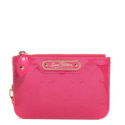 Louis Vuitton Vernis Pochette Key Pouch Rose Pop 1 of 8