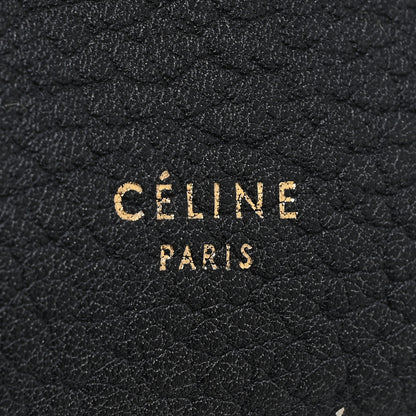 Celine Crisped Calfskin Mini Tie Knot Tote Black 6 of 16