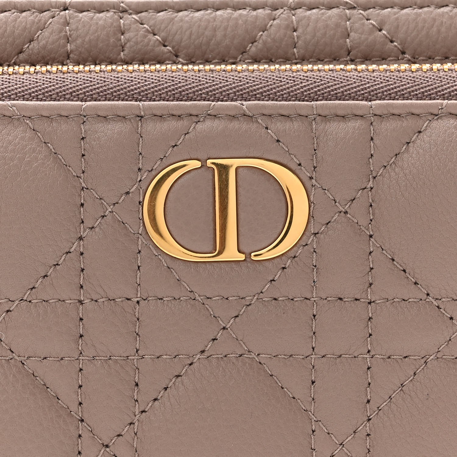 Christian Dior Supple Calfskin Caro Double Pouch Warm Taupe 7 of 9