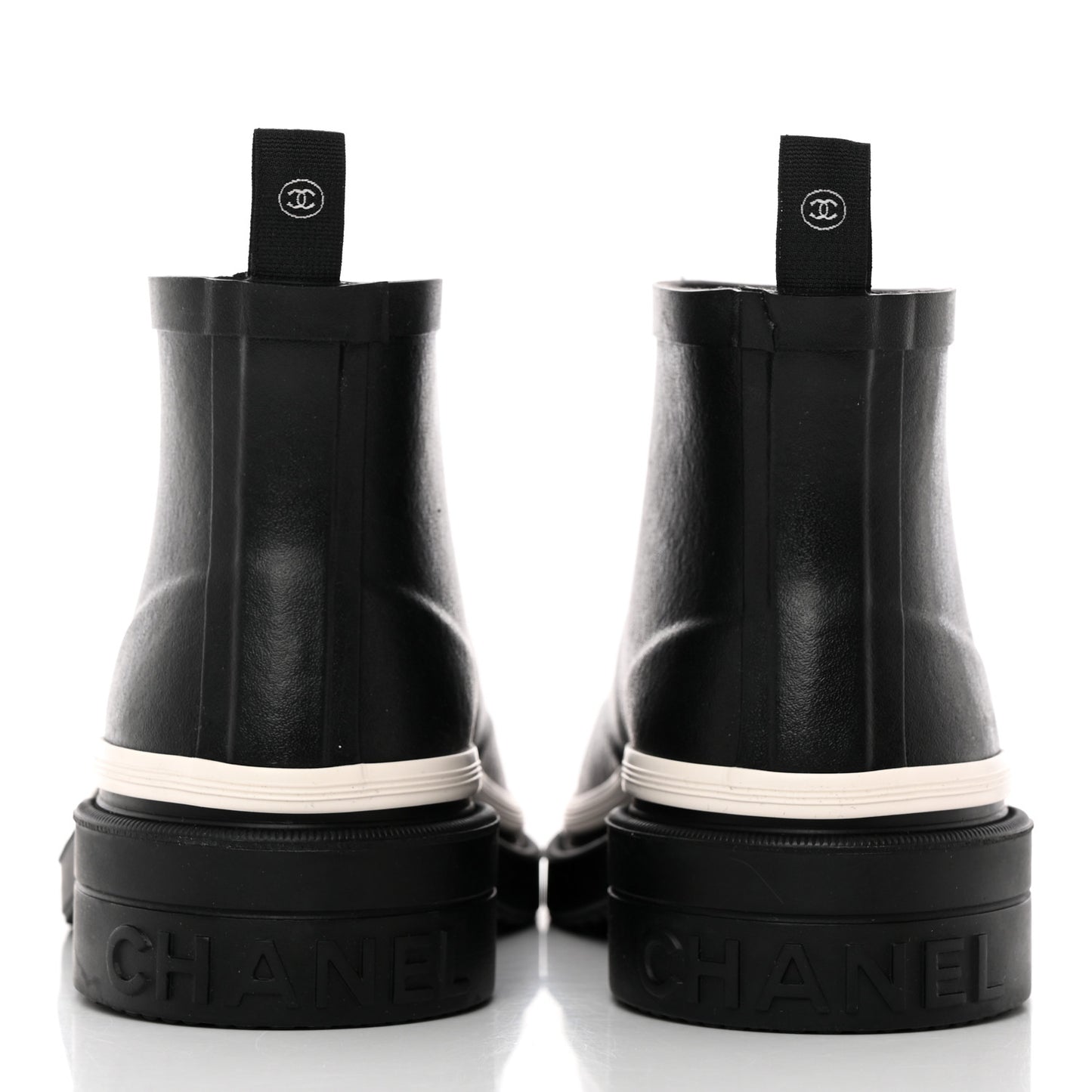 Rubber CC Short Rain Boots 39 Black