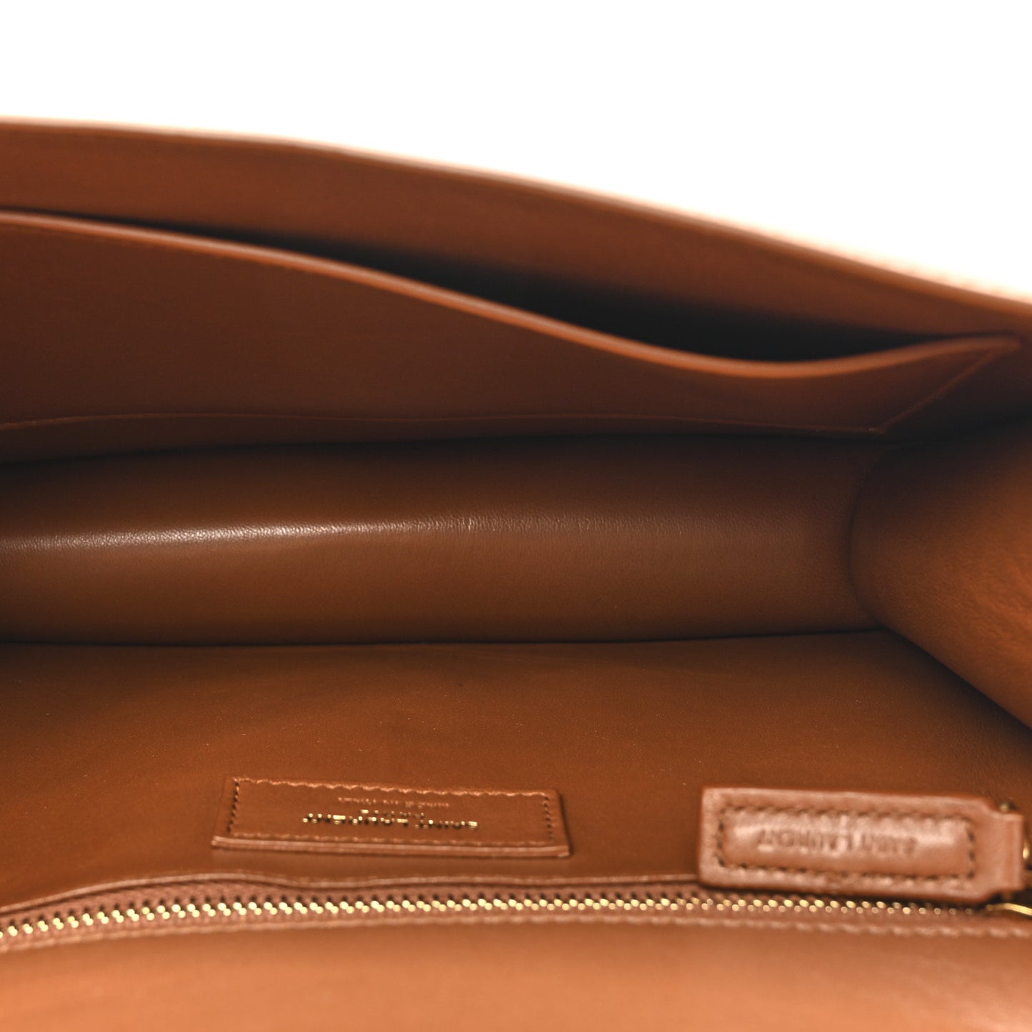 Smooth Calfskin Carre Satchel Brick