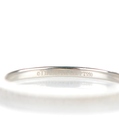 Tiffany Platinum Diamond Lucida Eternity Wedding Band Ring 5 4 of 5